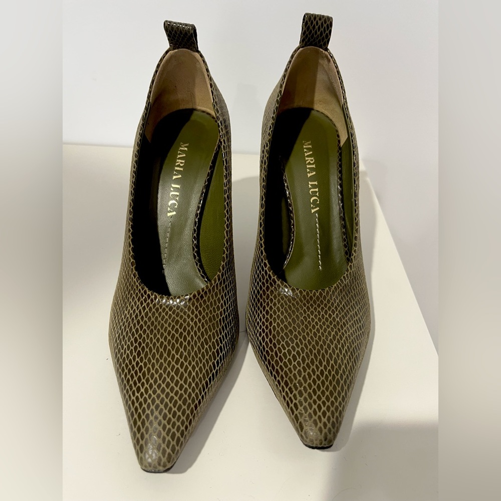 Maria Luca Green Heels